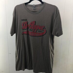 Dr. Pepper gray logo t-shirt size L